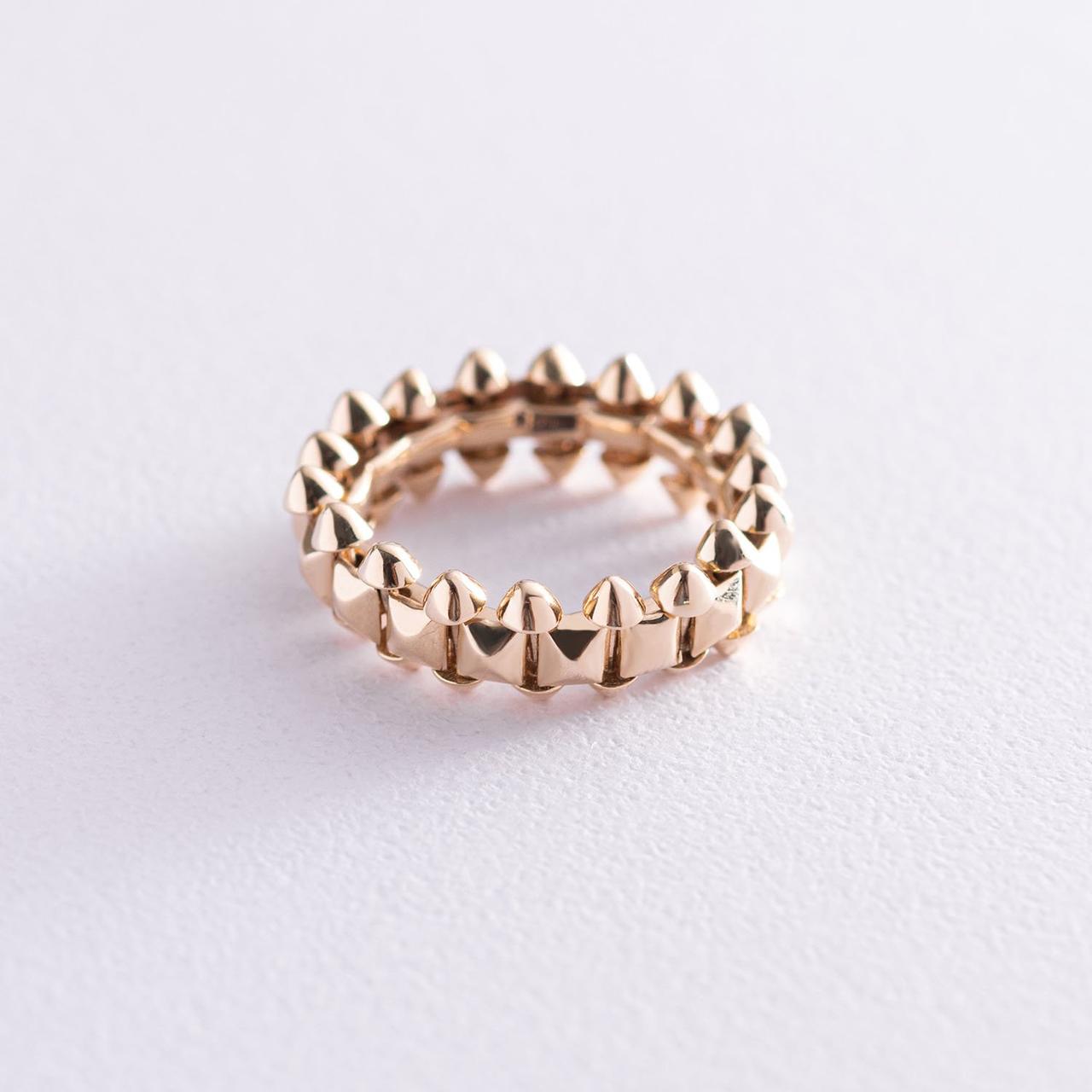 Кільце "Тереза" в жовтому золоті к06547 Zipexpert ZIPEXPERT, фото 1