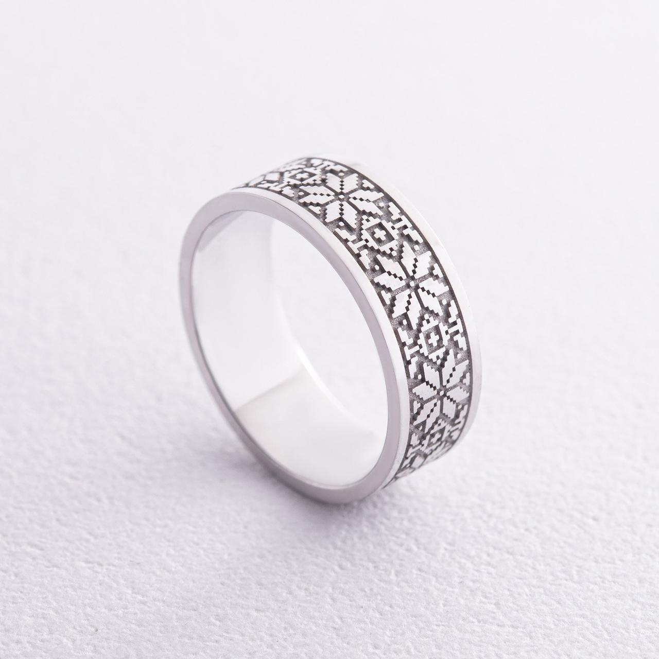 Обручне кільце "Вишиванка" в білому
золоте 28931100 Zipexpert ZIPEXPERT, фото 1