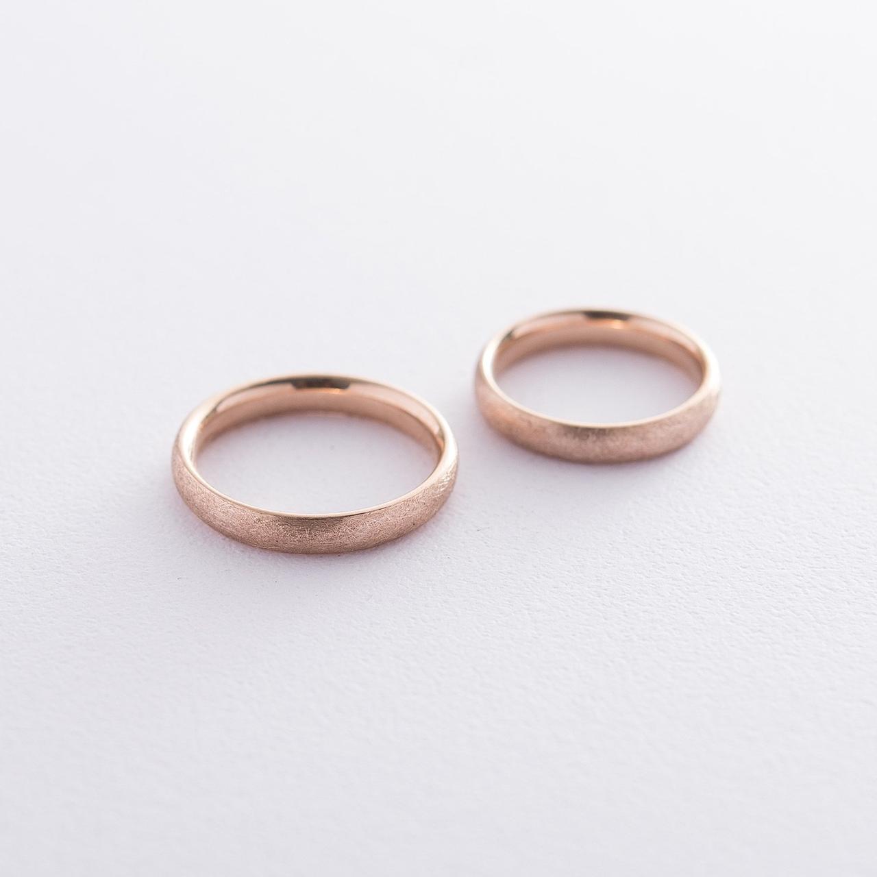 Золоте обручне кільце 4 мм (фантазійне
мат) обр00407 Zipexpert ZIPEXPERT, фото 1