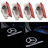 Проектор подсветка логотипа для дверей Mercedes-Benz (Мерседес) W176 W205 W212/213 W246 Gl GLE GLA GLC GLS M