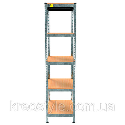 Металевий стелаж MRL-2100 (40x450) оцинкований, фото 3