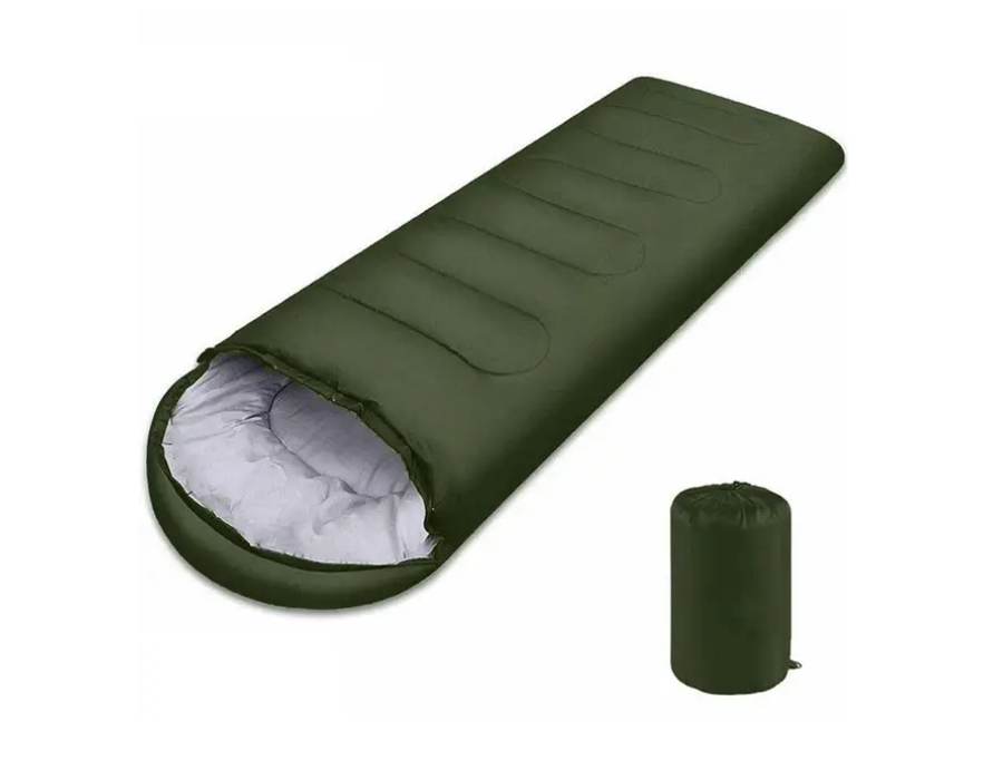 Спальний мішок (спальник) ковдра з капюшоном 2,1 x 75 см