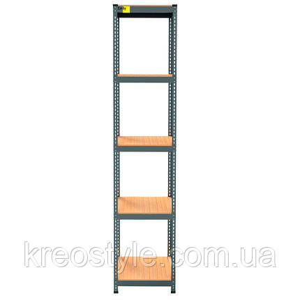 Металевий стелаж MRL-2400 ( 450x300) чорний, фото 3