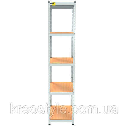 Металевий стелаж MRL-2400 ( 450x450) білий, фото 3