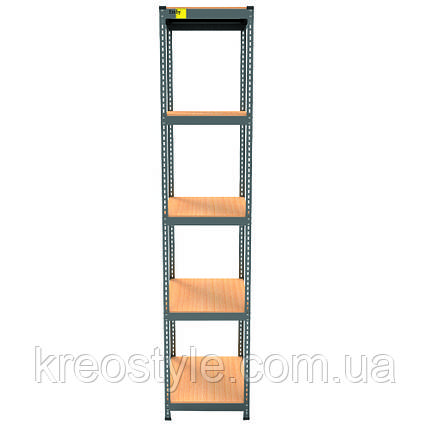 Металевий стелаж MRL-2400 ( 450x450) чорний, фото 3