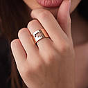 Кільце "Моя Україна" у червоному золоті к07039 Zipexpert ZIPEXPERT, фото 7