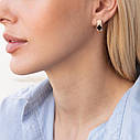 Сережки "Свяцтво" в червоному золоті 
с07823 Zipexpert ZIPEXPERT, фото 4