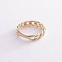 Кільце "Ціпочка" в жовтому золоті к07190 Zipexpert ZIPEXPERT, фото 4