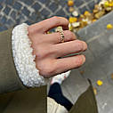 Кільце "Ціпочка" в жовтому золоті к07190 Zipexpert ZIPEXPERT, фото 6