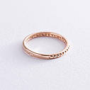 Кільце в червоному золоті (06602 Zipexpert ZIPEXPERT, фото 5