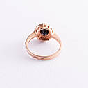 Золоте кільце з піропом (гранатом) і фіанітами 
к02124п Zipexpert ZIPEXPERT, фото 3