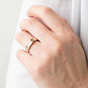 Золоте кільце "Ніжка немовляти" (фіаніт) 
к05562 Zipexpert ZIPEXPERT, фото 4