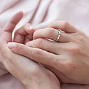 Золоте кільце з сердечками (фіаніт) к05839 Zipexpert ZIPEXPERT, фото 2