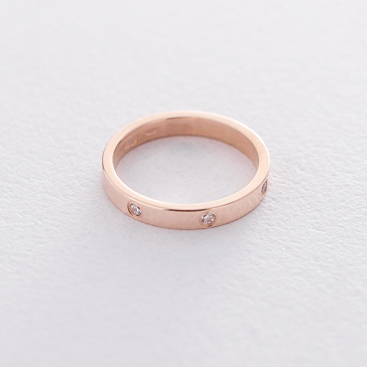 Золоте кільце з фіанітами к02948 Zipexpert ZIPEXPERT, фото 1