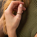 Кільце "Ціпочка" в червоному золоті к07143 Zipexpert ZIPEXPERT, фото 7