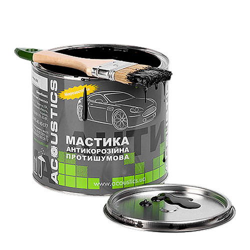 Купити Мастика бітумно-каучукова Acoustics 2 кг (42001), ціна 502.25 ...