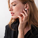 Сережки-пусети "Дерево" у червоному золоті с06702 Zipexpert ZIPEXPERT, фото 5