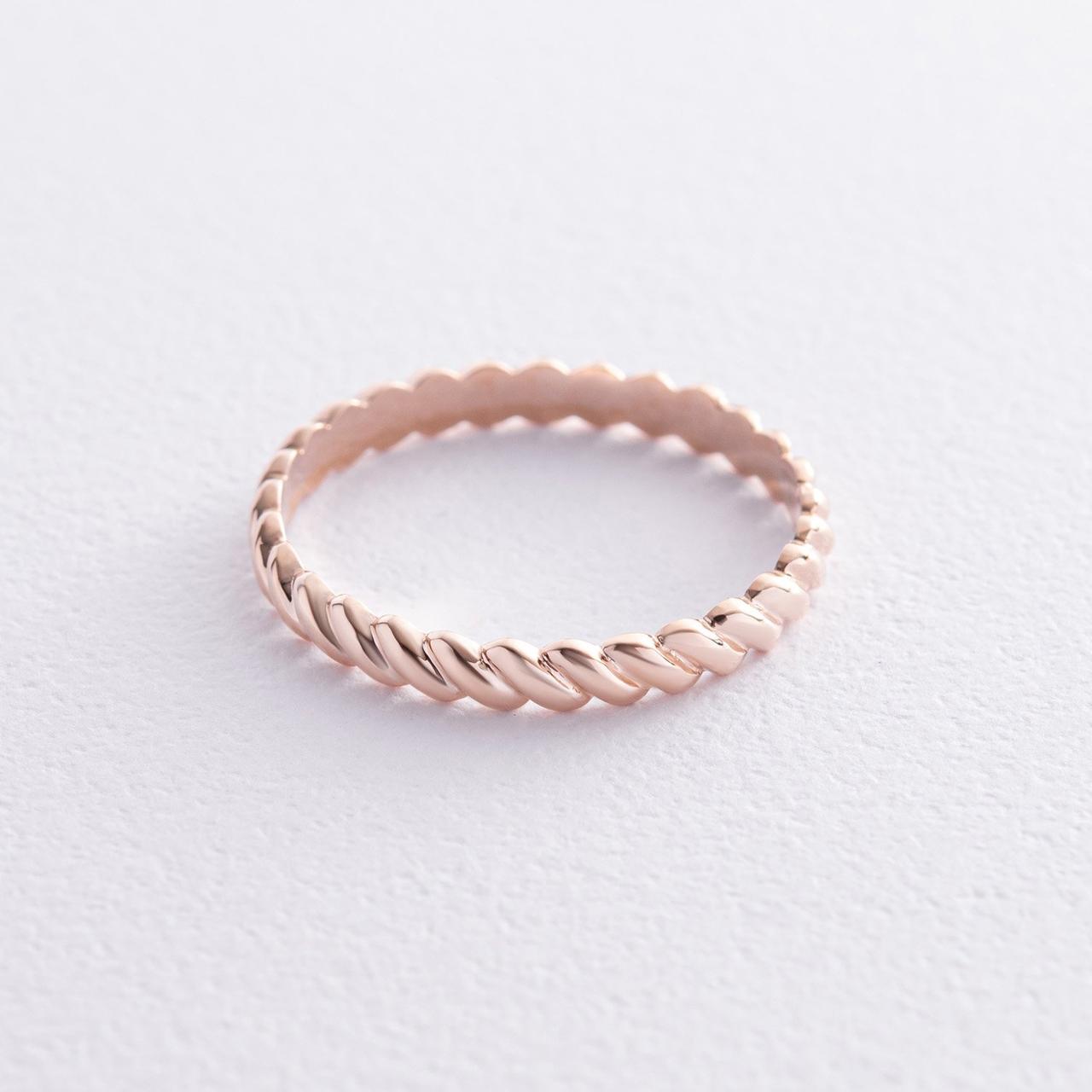 Кільце "Margaret" у червоному золоті к07529 Zipexpert ZIPEXPERT, фото 1