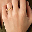 Кільце "Ціпочка" в жовтому золоті (можлива
гравіювання) к07131 Zipexpert ZIPEXPERT, фото 4