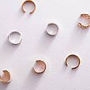 Сережки — кафи в жовтому золоті с07475 Zipexpert ZIPEXPERT, фото 8