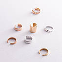 Сережки — кафи в жовтому золоті с07475 Zipexpert ZIPEXPERT, фото 4