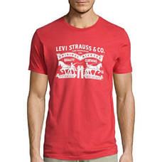 Чоловіча футболка Levis 2 Horse Tee — Red (XL)