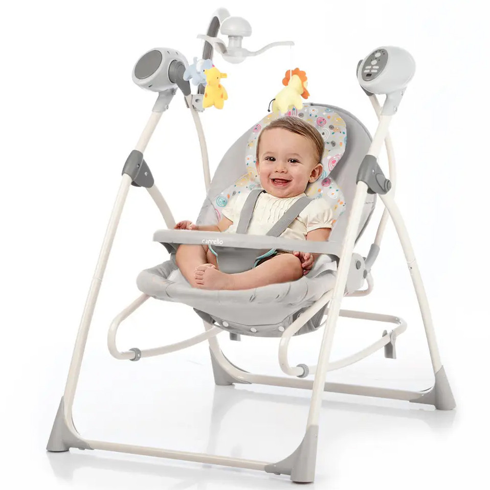 Крісло-гойдалка 3 в 1 Carrello Nanny - Grey Planet