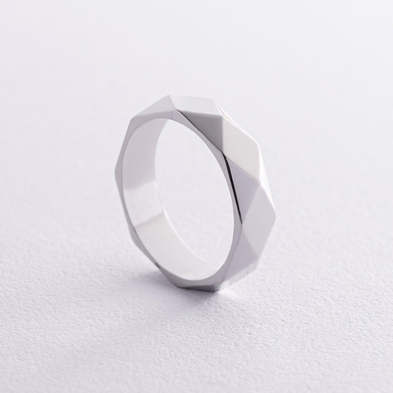 Обручне кільце "Грані" у білому золоті 
215821100 Zipexpert ZIPEXPERT, фото 1