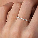 Золоте кільце з доріжком каменів (бріланти) 
кб0452ca Zipexpert ZIPEXPERT, фото 2