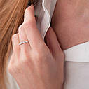 Золоте кільце з діамантами кб0370nl Zipexpert ZIPEXPERT, фото 2
