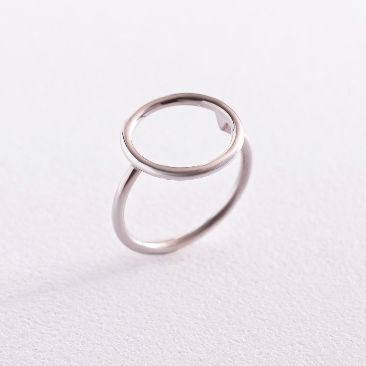 Кільце "Круговорот" в білому золоті к06929 Zipexpert ZIPEXPERT, фото 1