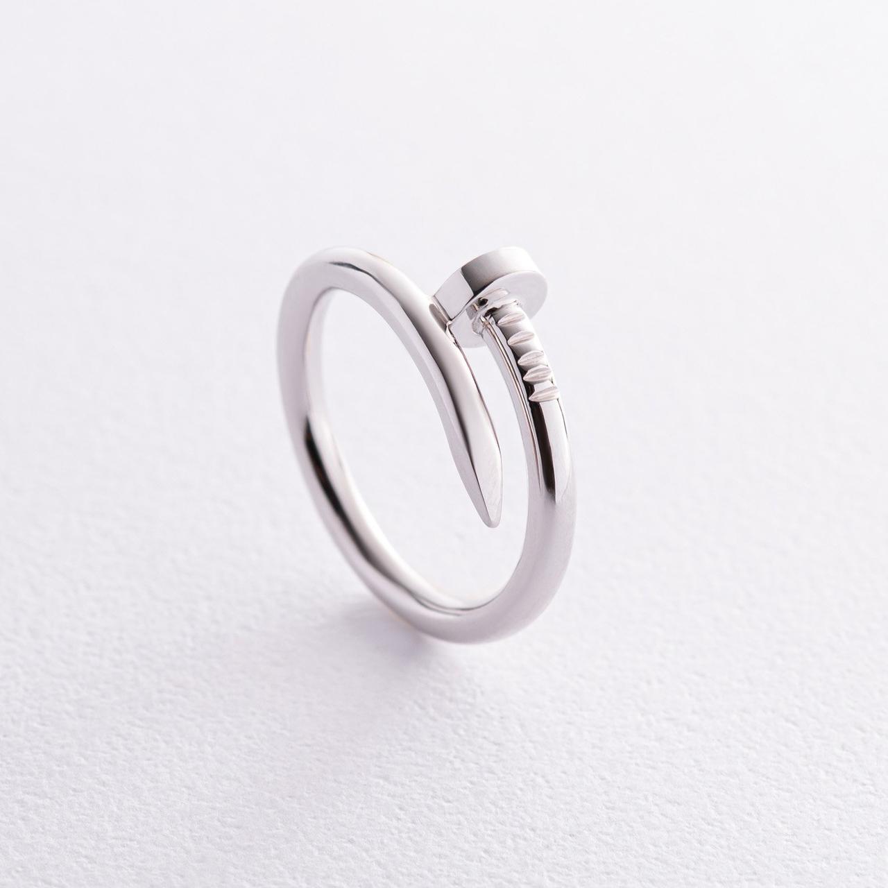 Кільце "Гвозд" у білому золоті к07364 Zipexpert ZIPEXPERT, фото 1