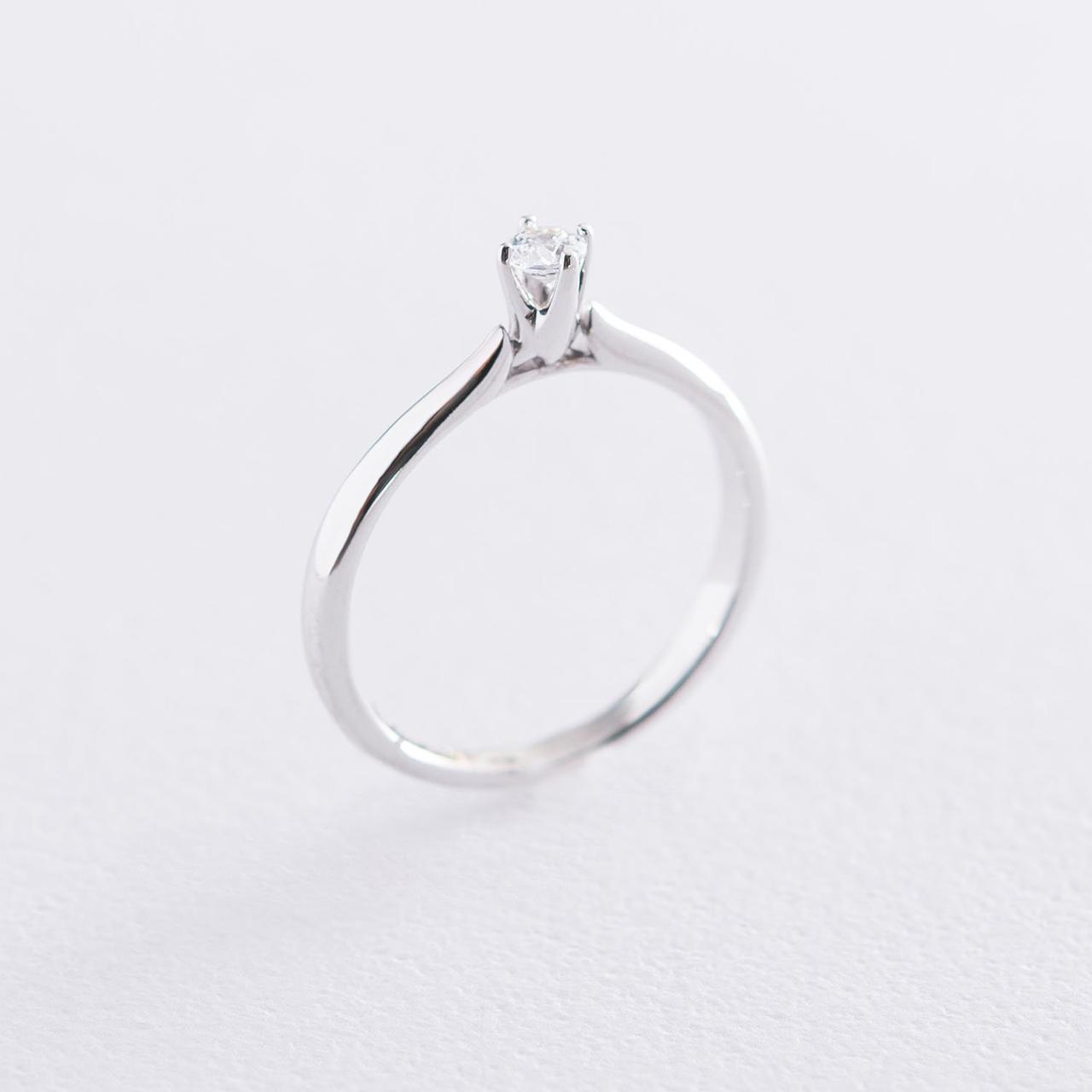 Помоловічне кільце в білому золоті (куб.
цирконій Swarovski) к06312 Zipexpert ZIPEXPERT, фото 1