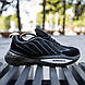 Чоловічі Кросівки Adidas Black White 44-45, фото 4