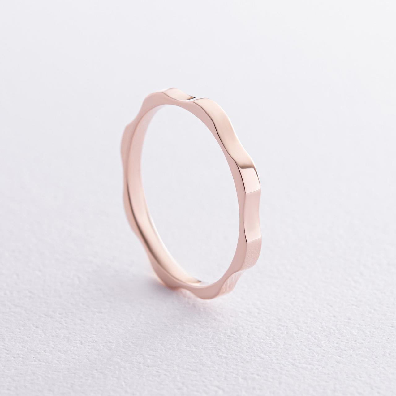 Кільце "Холлі" в червоному золоті к07512 Zipexpert ZIPEXPERT, фото 1