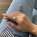 Кільце "Свободу" в жовтому золоті к06535 Zipexpert ZIPEXPERT, фото 4