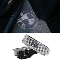 Проектор подсветка логотипа для дверей BMW (БМВ) Чорно-Белый Логотип E90 F30 E60 F10 F01 E70 F15