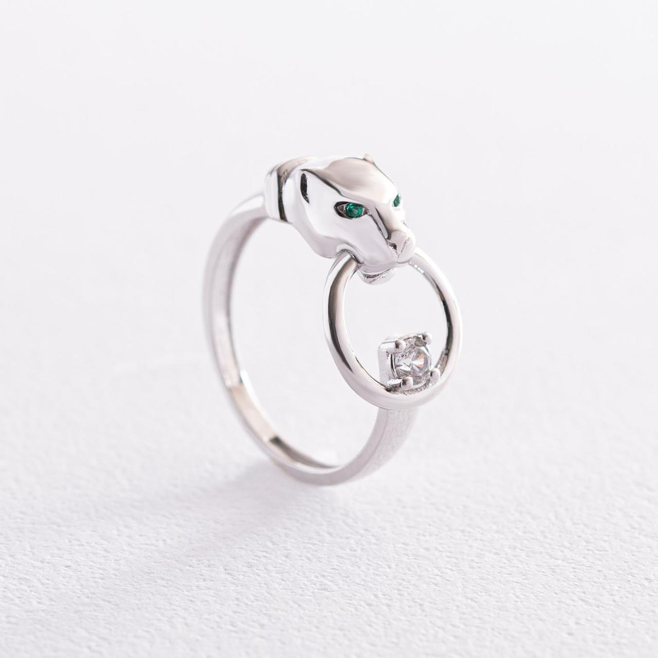 Кільце "Пантера" у білому золоті (фіаніти)
к06846 Zipexpert ZIPEXPERT, фото 1