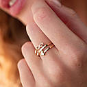 Кільце "Сердечко та нескінченність" у жовтому
золоті к07104 Zipexpert ZIPEXPERT, фото 2