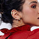 Сережок-кафа в жовтому золоті с06951 Zipexpert ZIPEXPERT, фото 7