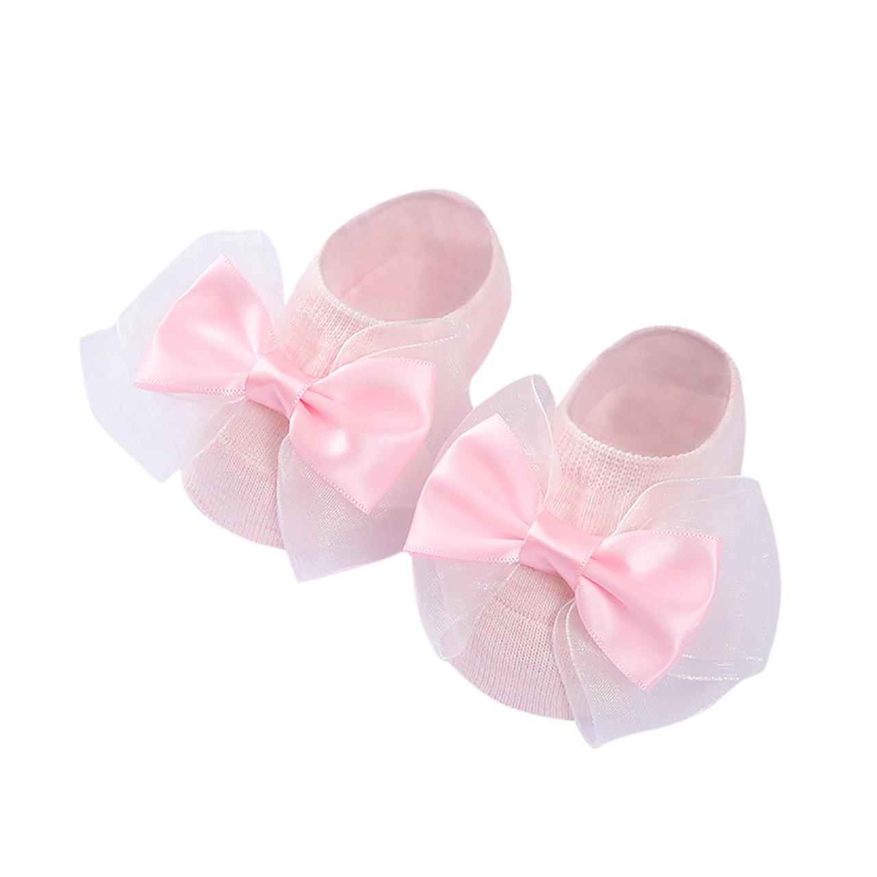 Набор короткие носочки и повязка розового цвета - фото 4 - id-p1861502945