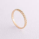 Кільце "Ціпочка" в жовтому золоті к07132 Zipexpert ZIPEXPERT, фото 3