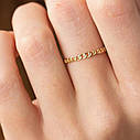 Кільце "Ціпочка" в жовтому золоті к07132 Zipexpert ZIPEXPERT, фото 5