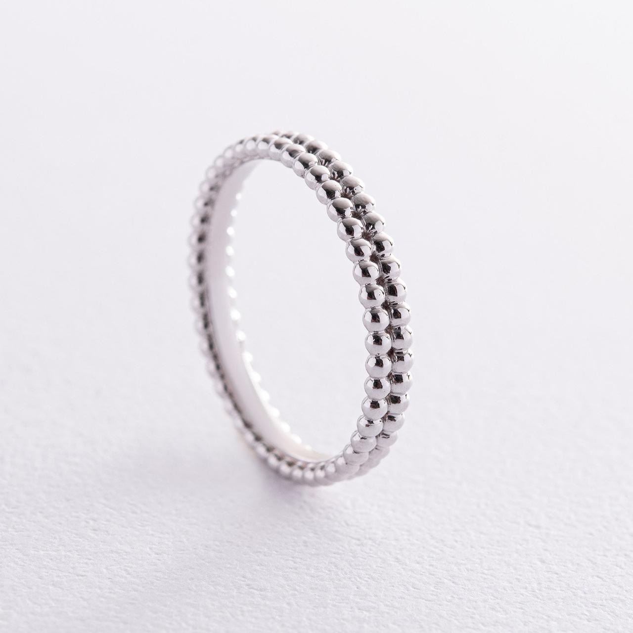 Кільце "Шаріки" в білому золоті к07517 Zipexpert ZIPEXPERT, фото 1