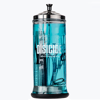 Колба для дезінфекції інструментів Disicide Large Glass Jar, 1100 ml (D720017)
