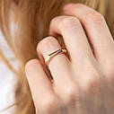 Кільце "Дженніфер" в жовтому золоті к07472 Zipexpert ZIPEXPERT, фото 6