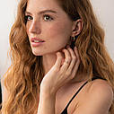 Сережки "Змії" в червоному золоті с07916 Zipexpert ZIPEXPERT, фото 5