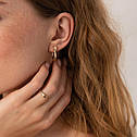 Сережки "Змії" в червоному золоті с07916 Zipexpert ZIPEXPERT, фото 3