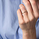 Золоте кільце з фіанітами в стилі мінімалізм
к06556 Zipexpert ZIPEXPERT, фото 2