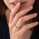 Золоте кільце з фіанітами в стилі мінімалізм
к06556 Zipexpert ZIPEXPERT, фото 5